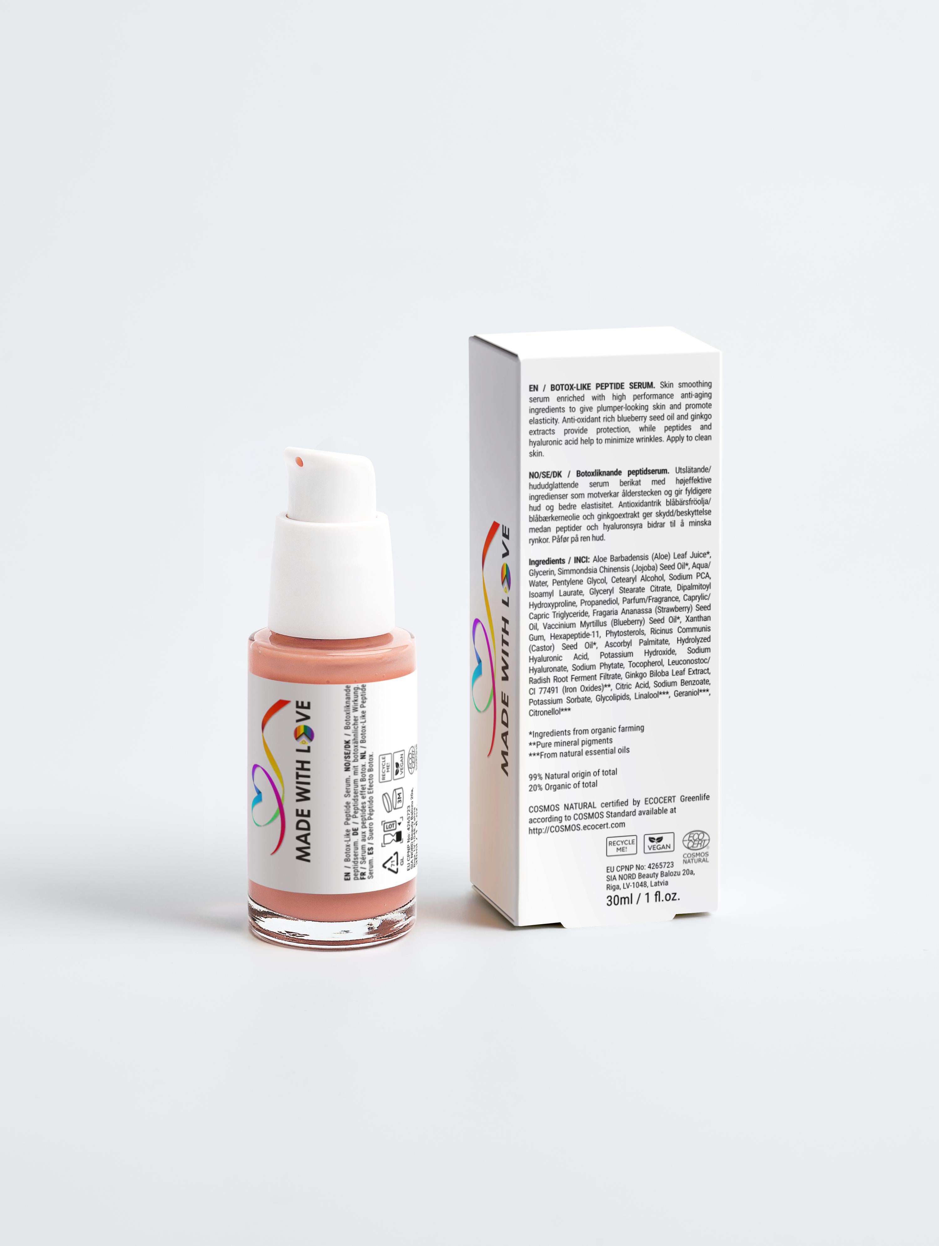 Inklusive Botox-ähnliches Peptidserum